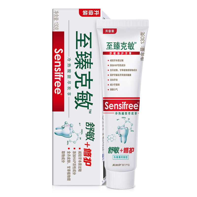 舒敏修护<br>含丹皮酚、氯化锶<br>减轻牙本质敏感