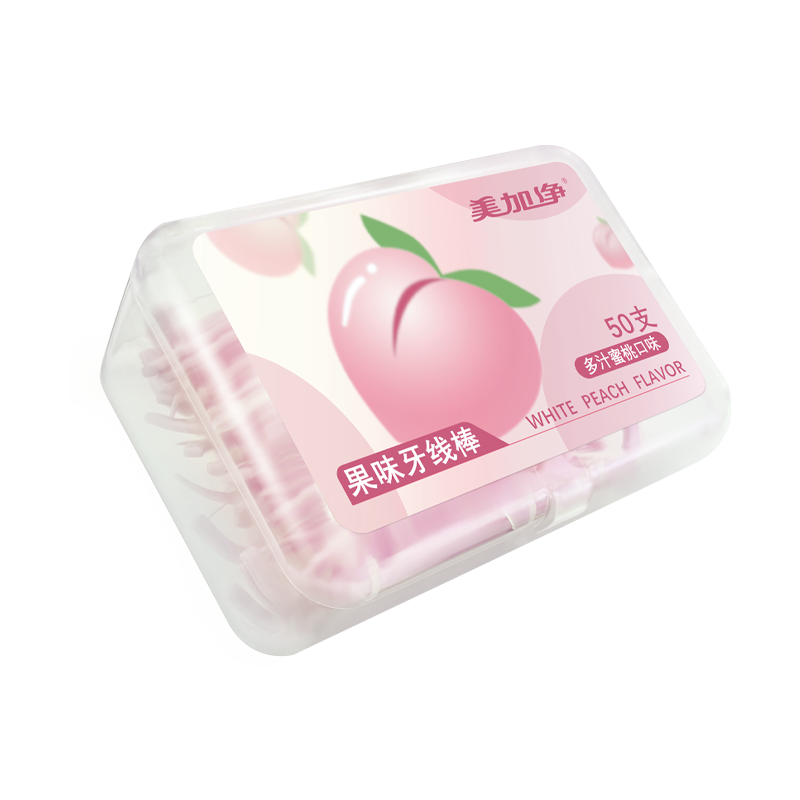 美加净牙线棒